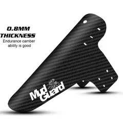 GENERICO - Tapabarros guardafango Para Bicicleta Mudguard Diseño Carbon