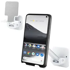 MINARI - Soporte Celular Ajustable Colgante para Pared y Escritorio 2en1 BL C08