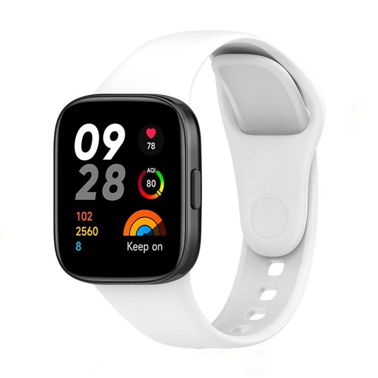 Correa de Silicona Para Xiaomi Watch 3 Active - Blanco