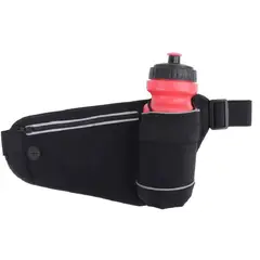 GENERICO - Canguro Riñonera con soporte para botella de agua y correa