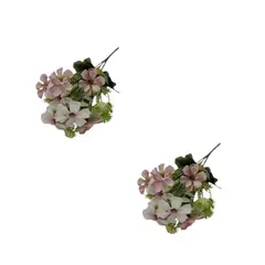 FLORIPA - Pack de 2 Bouquets Artificiales De Cosmos 8205-ROS FLORIPASTORE