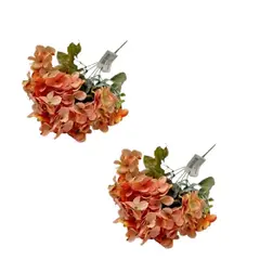 FLORIPA - Pack de 2 Bouquets Artificiales De Hortencia 8208 -NAR FLORIPASTORE