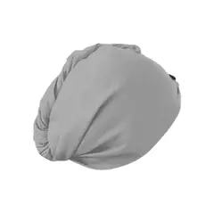 TOWELTEC - TOALLA TURBANTE DE MICROFIBRA PLATA