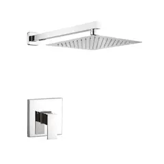 IMPORTADO MC - KIT DE DUCHA 10 PULGADAS ACERO INOXIDABLE CON MEZCLADORA MONOMANDO