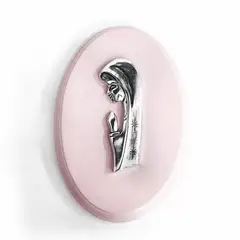ARGENTARIA - Cuadro Virgen Rosado - Plaqué y Madera