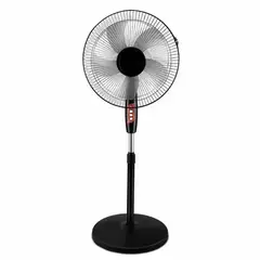 GENERICO - Ventilador de Pedestal 17 Pulgadas 3 Velocidades - Negro