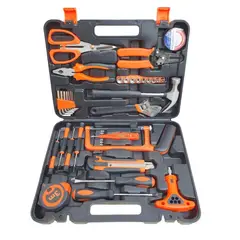 GENERICO - Set de Herramientas Manuales Básicas para el Hogar - 44 piezas