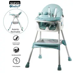 EBABY - Silla de Comer Asiento Reclinable DALI Verde