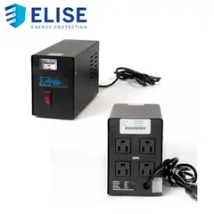 ELISE - Estabilizador Poder LCR-10, Solido 1.0 KVA, 220V, 4 tomas