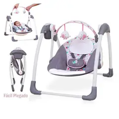 INFANTI - Silla Nido Swing para Bebé Musical Rosa