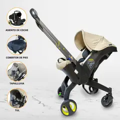 DOUX BEBE - Coche Portabebé 2 en 1 para Bebé «DONNA» Beige