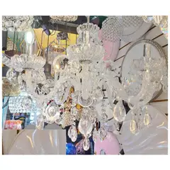 GENERICO - Lámpara colgante candelabro modelo araña de cristal