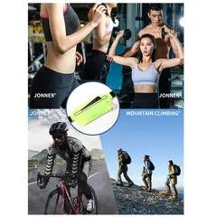 GENERICO - Canguro impermeable ajustable cinturón para correr