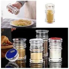 GENERICO - Tarro para especerías Salero y condimentero Transparente