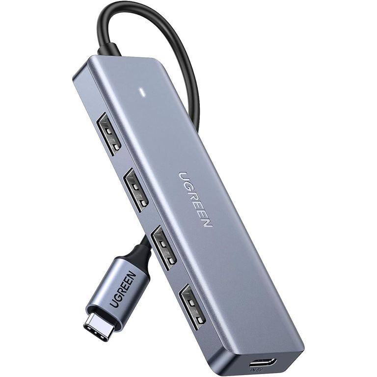 Hub USB-C 4 Puertos USB-A 3.0 1 puerto Micro-USB CM219 - 70336