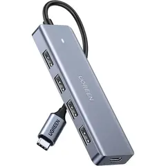 UGREEN - Hub USB-C 4 Puertos USB-A 3.0 1 puerto Micro-USB CM219 - 70336