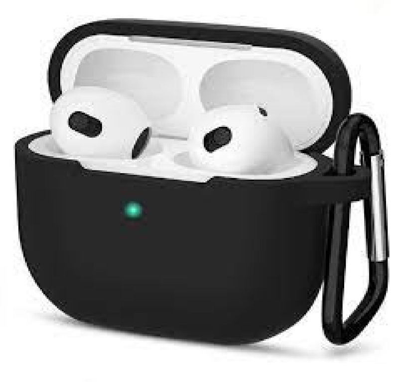 CASE PARA AIRPODS 3ERA GENERACION NEGRO