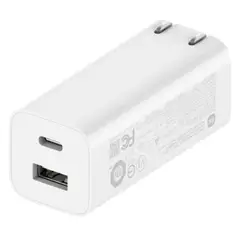 XIAOMI - Cargador USB-C y USB-A Carga Rápida Gan Charge 65W Blanco 36012