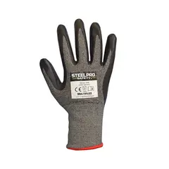 STEELPRO - GUANTE MULTIFLEX MCD503 CUT-5 NIVEL D NITRILO FOAM GRISGRIS