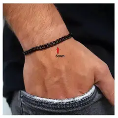 OEM - PULSERA HOMBRE ESLABON SEMI GRUESO ACERO INOXIDABLE 316L x SAN VALENTIN