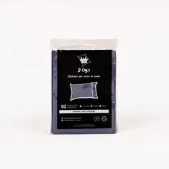 GENERICO - Fundas de Almohadas King Size Set X2 Denim – 180 Hilos