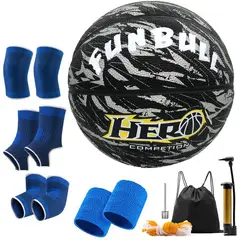 GENERICO - Balón de Baloncesto Tamaño para Interiores y Exteriores