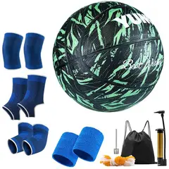 GENERICO - Balón de Baloncesto Tamaño para Interiores y Exteriores