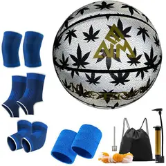 GENERICO - Balón de brillante reflectante de baloncesto luminoso NO.7