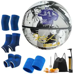 GENERICO - Balón de brillante reflectante de baloncesto luminoso NO.7