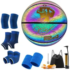 GENERICO - Balón de brillante reflectante de baloncesto luminoso NO.7