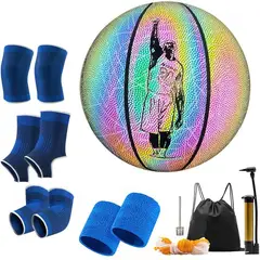 GENERICO - Balón de brillante reflectante de baloncesto luminoso NO.7