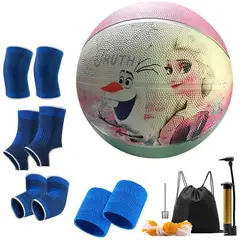 GENERICO - Balón de Baloncesto Tamaño kt para Interiores y Exteriores