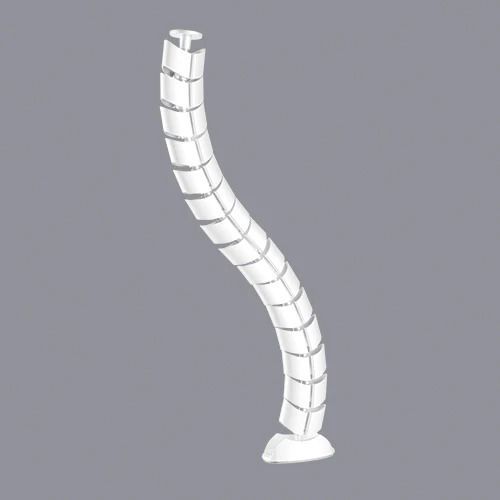 MONTECH - Vértebra Flexible para Organizar Cables Altura 73cm Blanco