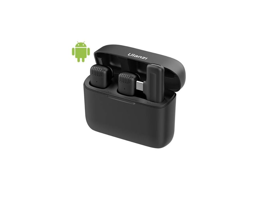 Micrófono Lavalier inalámbrico profesional para iPhone Android