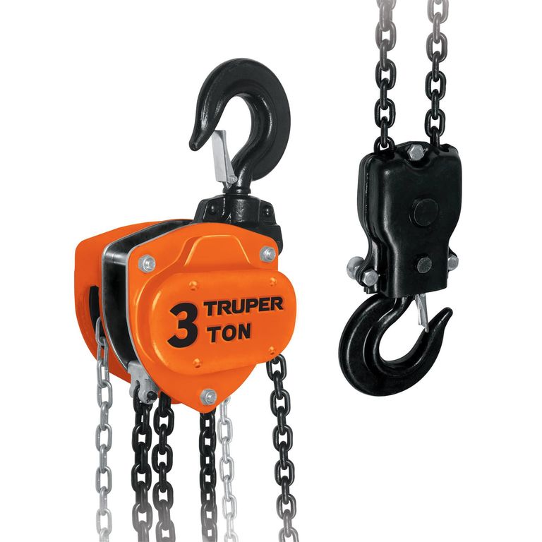 Tecle con cadena de 3 toneladas