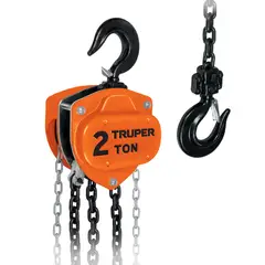 TRUPER - Tecle con cadena de 2 toneladas