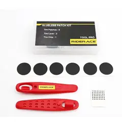 GENERICO - Parches Autodhesivos Para Bicicleta Kit Completo X 10 Unid