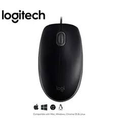 LOGITECH - Mouse M110 Cable Usb Black