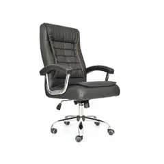 MOBELART - Silla de Oficina Presidente Shiny HD Negro möbelArt