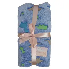 GENERICO - Manta Luminosa Celeste AIMAMA Diseño de Dinosaurio