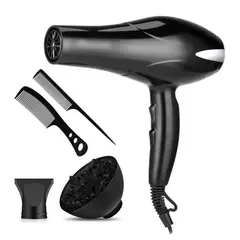 GENERICO - Secadora de Cabello 5000 Watts Aire Frío Caliente con Accesorios