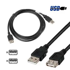 GENERICO - Cable USB 2.0 Macho / Hembra 1.5 Metro