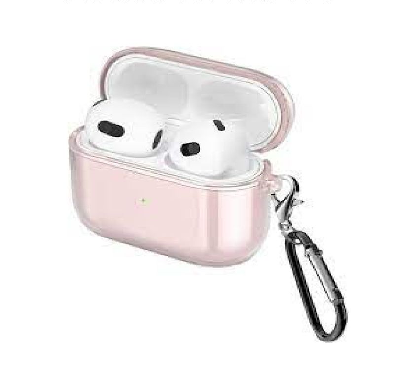 CASE TPU PARA AIRPODS 3ERA GENERACION ROSADO