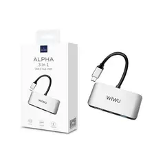 WIWU - ADAPTADOR ALPHA 3 EN 1