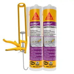 SIKA - Pack 2 Sellador Sikamur Injectocream -100 x 300ml y Amarilla
