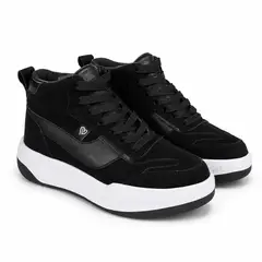 MAGDALENA SHOES - ZAPATILLAS BOTIN NEGRO MUJER 833