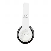 GENERICO - Audífonos Bluetooth Inalámbrico P47 Blanco