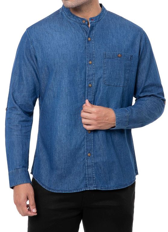Camisa Moda Denim Hombre Nelsem.