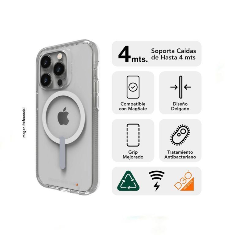 Funda Transparente para iPhone 15 Pro con MagSafe