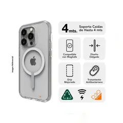 GEAR4 - Funda Transparente para iPhone 15 Plus con MagSafe